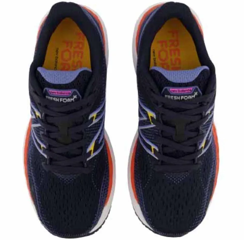 New Balance Women's 860 V12 Navy/Pink - WIDE-3